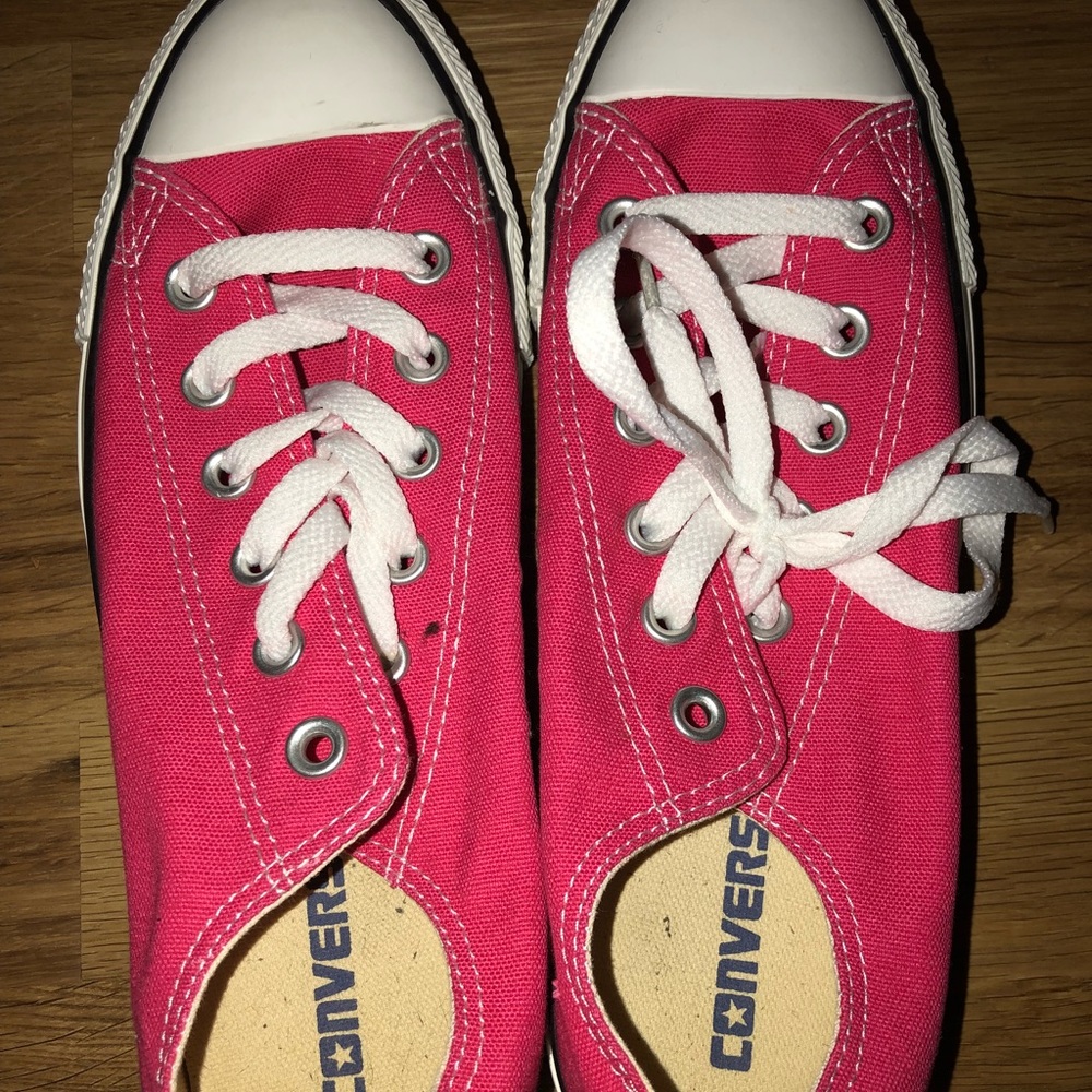 Hot Pink Women’s Converse Low Tops